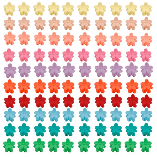 YISSION Mini Flower Hair Claw Clips for Toddlers, Kids, Girls and Women - Cute Hair Accessories