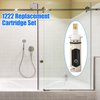 Enhon 1222 Replacement Cartridge Compatible with Moen with Puller, Tub Shower Cartridge Replacement Kit for One Handle Posi-temp Faucet (1 Set)