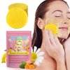 flasture Kojic Acid Turmeric Cleansing Pads - Turmeric Cleansing Pads, Exfoliating, Glow Up Acne Scars, Unclog Pores, Enriched Vitamin C,Gentle & Non-Irritating for Face Body - 40 Count