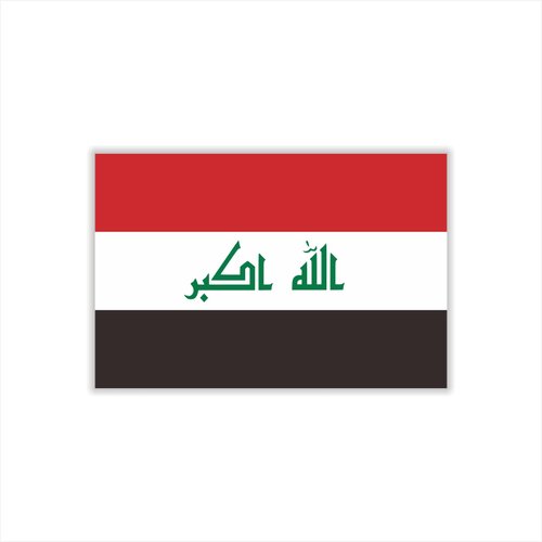 Womaha 30 Temporary Iraq Flag Tattoos Fans Face Tattoo Stickers for Adults Kids Group Activity Props