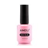 AIMEILI 2 in 1 Nail Glue and Base Gel 15ML for Acrylic Nails, Soak Off U V LED Strong Nail Glue Gel for False Nails and Press on Nails