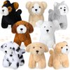 Sumind 8 Pieces Plush Dogs 5 Inch Stuffed Animals Bulk Assorted Cute Stuffed Dogs Small Animal Plush Toys for Girls Boys Graduation Halloween School Classroom Party Supplies Favors(Standing Dog)