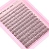 Goddvenus Wispy Lash Clusters Kit 11-16 mm Lash Extension Kit Cluster Eyelash Extension Natural Individual Lashes CD Curled Eyelash Clusters with Lash Bond and Seal and Lash Tweezers for DIY at Home
