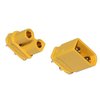 XT30 Connectors XT30 Female and Male Connector Plugs with 2 Pieces Shrink Tubing for RC Car/Boat/LiPo Battery