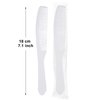 Disposable Combs Bulk, Individually Wrapped Combs for Hotel, Airbnb, Homeless (Pack of 50, White Combs)
