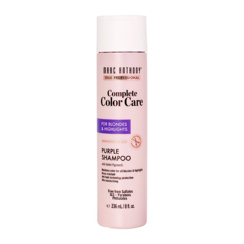 Marc Anthony Complete Color Care Purple Shampoo for Blondes & Highlights, 8 Ounce (Packaging May Vary)