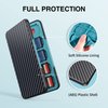 HEIYING Memory Card Case for SD Card and TF Card, Portable SD Card Holder SD SDHC SDXC TF Card Storage with 20 SD Card Slots & 20 Micro SD Card Slots.