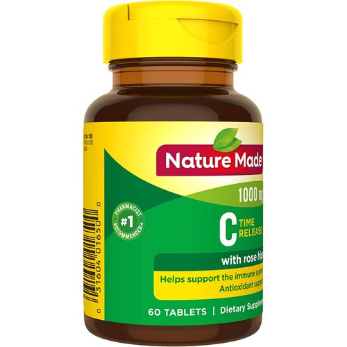 Nature Made Vitamin C 1000mg Dietary Supplement Tablets , 60 CT (Pack of 3)