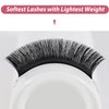PIKAPIKA Lash Extension 0.03 0.05 0.07 C CC D Curl Easy Fan Volume Lash Extensions 8-16mm Mix 8-16mm 16-20mm Auto Blooming Lash Extension Self Fanning Lashes For Eyelash Extensions (15-20mm, CC-0.07)