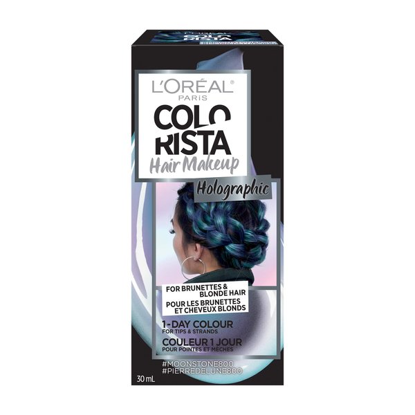 L'Oreal Paris Hair Makeup Temporary 1-Day Hair Color for Blondes and Brunettes, Moonstone, 1 Fl Oz