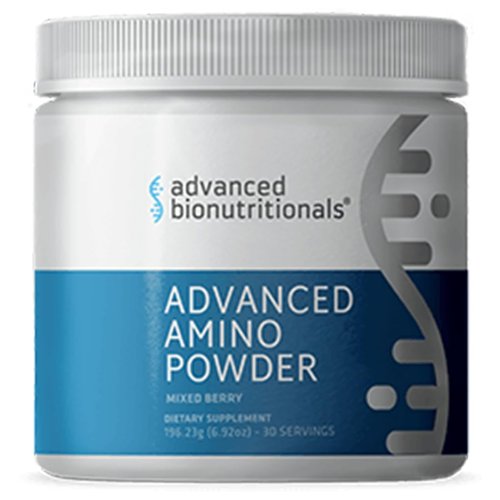 Advanced Bionutritionals – Advanced Amino Powder, Amino Acid Supplement, Build Muscle, Post Workout Recovery, Energy, Stamina, Non-GMO, Gluten Free, Dairy Free, Vegan (30 Servings)