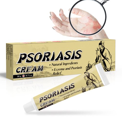 Face Cream, Moisturising Cream, Healing Cream, Body and Face Moisturizer for Dry Skin Psoriasis Cream Natural Ingredients for Rose Red White Rash Various Skin Problems 20g