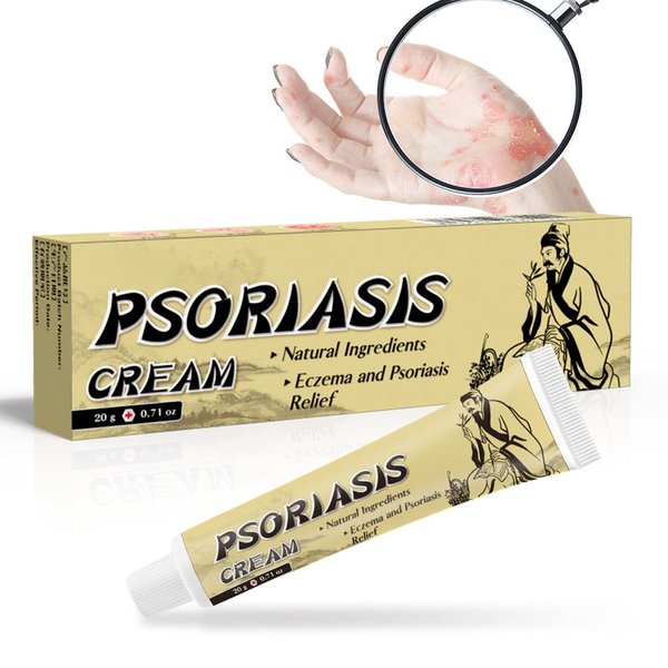 Face Cream, Moisturising Cream, Healing Cream, Body and Face Moisturizer for Dry Skin Psoriasis Cream Natural Ingredients for Rose Red White Rash Various Skin Problems 20g