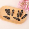 40 Pcs Hair Clips Hair Barrettes Metal Hair Clips Snap Hair Clips for Styling 2 Inch Small Flat Hair Clips Black Hair Clips for Women Girls Kids