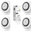 benvesa Sensitive Replacement Facial Cleansing Brush Head, 4 Pack, (BSE-4)