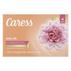 Caress Beauty Bar Soap For Silky, Soft Skin Daily Silk With Silk Extract and Floral Oil Essence 3.75 oz 4 Bars