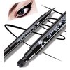 TUKEFEV Winged Eyeliner Pencil 4 Pack Eyeliner Stamps Black Liquid Eye Liner Waterproof Smudge-Proof Lines Liquid Long-Lasting Eye Pencil for Women