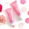 2 Tubes: Nourish + Shine Lip Oil Cherry, Collagen & Vitamin E and Exfoliate + Moisturize Lip Balm Strawberry, Sugar & Shea Butter 0.35 oz