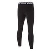DEVOROPA Youth Boys' Compression Leggings Sports Tights Fleece Lined Thermal Base Layer Pants Black M