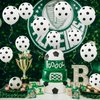 Biapian 60 Pcs Football Balloons, Football Balloon for Boys, 12 Inch Soccer Latex Balloons Football Pattern Helium for Kids Boys Birthday Sports Themed Party Decorations World Cup Theme Party Supplies