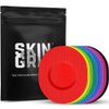 Skin Grip CGM Patches for Medtronic Guardian Sensor (20-Pack), Waterproof & Sweatproof for 10-14 Days, Pre-Cut Adhesive Tape, Continuous Glucose Monitor Protection (Rainbow Pack)