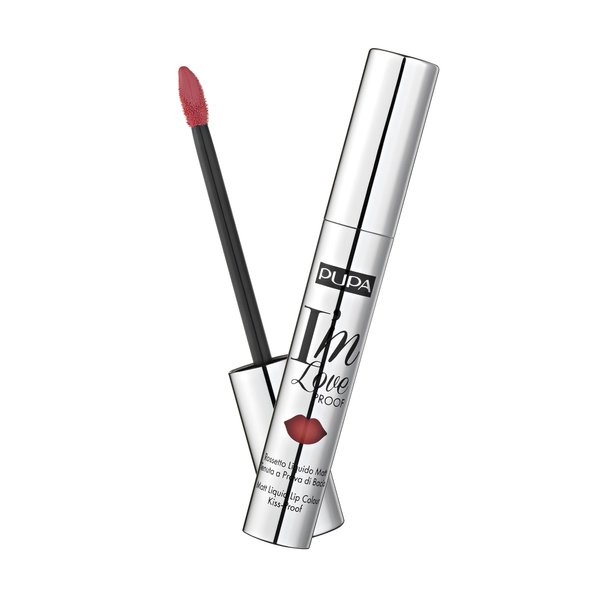Pupa Milano I Am Love Proof Matt Liquid Lip Color - Gives Super-Intense Colour - Offers A Matte, Velvety Effect - Ultra-Comfortable Texture Adheres Perfectly To Lips - 003 Rose Nude - 0.09 OZ