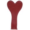 Qualatex 6" Ruby Red Heart Latex Balloons - Pack of 100