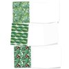 The Best Card Company - 10 Bulk All Occasion Note Cards (4 x 5.12 Inch) - Blank Assorted Cards Set, Nature Plants and Gardens - Tropicanopy M6483OCB