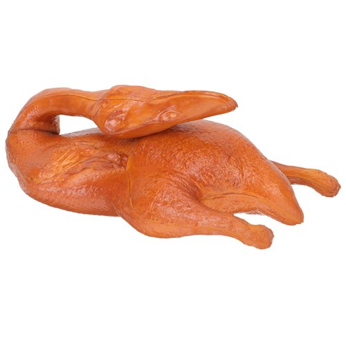 jojofuny Play Kitchen Food Plastic Roast Turkey Fake Fried Chicken Kitchen Game Food Toy Realistic Meat Model Simulated Roast Chicken Realistic Roast Model Label Artificial PVC