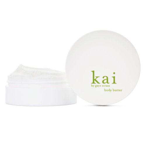 kai Body Butter, 6.4 oz., shea butter, apricot oil, cucumber, scented with the delicously, fresh + clean signature kai gardenia fragrance, vegan, cruelty free, made in the usa