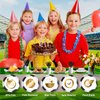 96 Pcs Soccer Party Supplies Bundle Paper Plates Napkins Sports Sports Party Birthday Decorations Favors For Kids (Soccer)