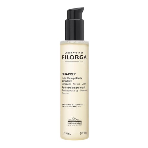 Filorga Skin-Prep Cleansing Oil Makeup Remover with Omega-6 Fatty Acids and Papain Enzymes to Remove Makeup and Deeply Cleanse Skin, 5.07 fl. oz.