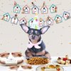 QUERICKY Dog Shaped Dinner Plates, Dog Birthday Party Disposable Plates, Dog Themed Party Tableware for Birthday, Party, Baby Shower, Puppy Theme Party Supplies (40ct, Dog Shaped Plates)