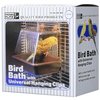 Penn-Plax Clip-On Bird Bath – Attaches to Most Birdcages – Perfect for Parakeets, Lovebirds, Parrotlets, Finches, Canaries, and Other Small Birds – Brown
