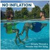 SwimWays Noodle Sling- Floating Pool Chair for Adults, Color May Vary.