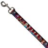 Dog Leash Descendants 11 Character Group Pose Reds Gray 4 Feet Long 0.5 Inch Wide