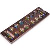 VAMSLOVE Wooden Mancala Board Game with Magnetic Lock / 48+8 Extra Multi Color Glass Stones, Folding Mancala Set for 2 Player, 6 Age and Up (Instructions Included)