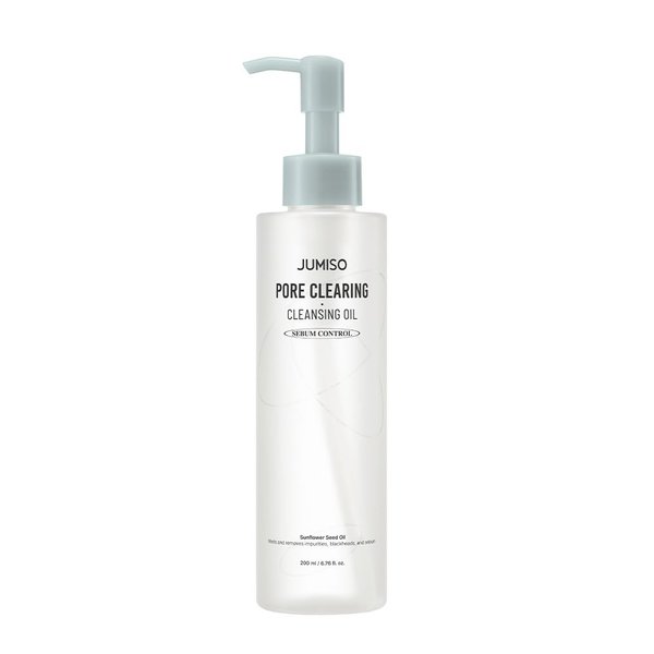 JUMISO Pore Clearing Cleansing Oil 200ml | Kbeauty, Gentle Oil Cleanser, Makeup Reomver, For Sensitive Skin