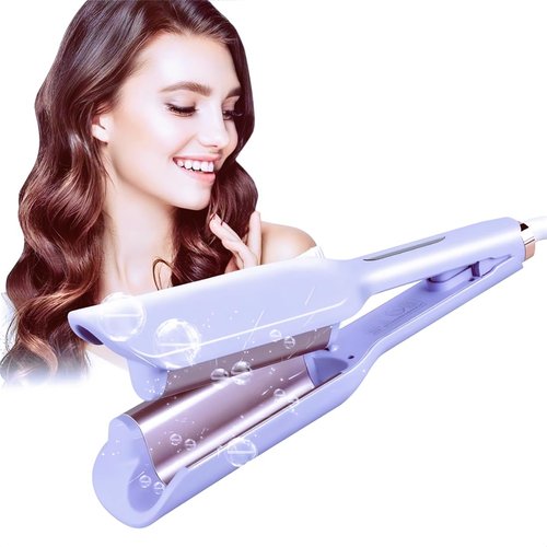 JINDIN 32mm Curling Iron Wavy Hair Curlers Professional 1.25' Curling Wand for Short and Long Hair Egg Roll Curler Deep Barrel Hair Waver Beach Wave Curl Hair Styling Tools