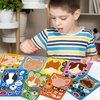 24 Sheets Animal Heads Make a Face Stickers, Animals Party Games Stickers for Kids, Make Your Own Animal Stickers for Kids Birthday Party Favors Classroom Rewards, Animal Themed Art Craft Supplies