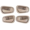 Interior Inside Door Handles for Toyota Corolla Chevy Prizm Manual Lock 1998 1999 2000 2001 2002 Front Rear Driver Passenger Door Handle Replace OE# 80889 80890 79501 79500 Beige
