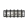 Seachoice Terminal Block, 4-Gang, Brass Clips and Contacts