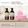 Theorie Embers and Berries Hand and Body Wash - Signature Fragrances Collection - Vegan, Luxury Soap with Notes of Saffron, Juniper Berry, Black Violet & Vetiver, Pump Bottle 400mL