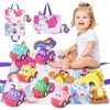 seveclotree Toddler Girl Toys,10 PCS Car Toys with Playmat/Storage Bag,Toys for 2 3 4 Year Old Girl,Toy Cars for Toddlers 1-3 2-4,2 3 4 Year Old Girl Birthday Gift Christmas