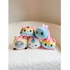 TeeTurtle - The Original Reversible Bee Plushie - Transgender Pride - Cute Sensory Fidget Stuffed Animals That Show Your Mood!