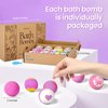 SeasonBliss Bath Bombs for Women, 12 Pack Handmade Bubble Shower Bombs Set, Bath Bomb with Shea Butter & Individually Wrapped, Stocking Stuffers, Amazing Present for Her/Him, Wife, Girlfriend, Mother