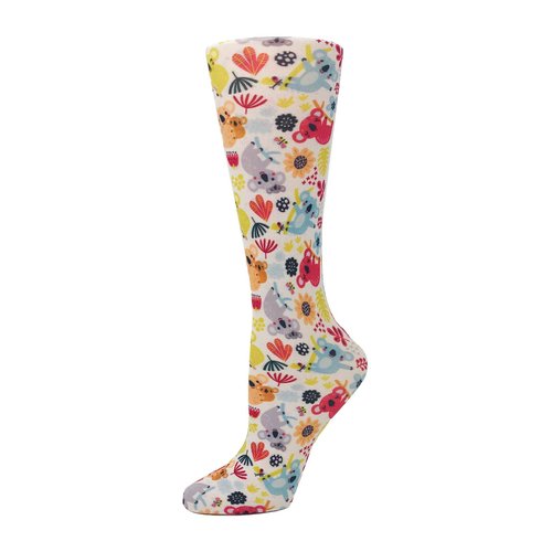 Cutieful Knit Therapeutic 10-18 mmHg Graduated Compression Socks (Kuddly Koalas)