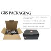 G.B.S Shaving Kit Box Includes- Carbon Steel Razor, 21" Leather Strop, Wooden Soap bowl with Vegan shaving Brush + Stand, Natural Glycerin Shave Soap, Aftershave Gel, and Alum Block