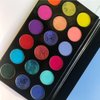 SZDYM 18 color eyeshadow palette,vegan eye shadow with special colors eyeshadow cosmetic Matte duochrome eyeshadow (make up-1)