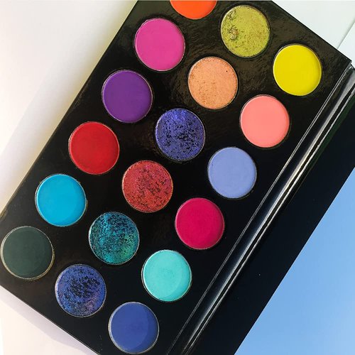 SZDYM 18 color eyeshadow palette,vegan eye shadow with special colors eyeshadow cosmetic Matte duochrome eyeshadow (make up-1)